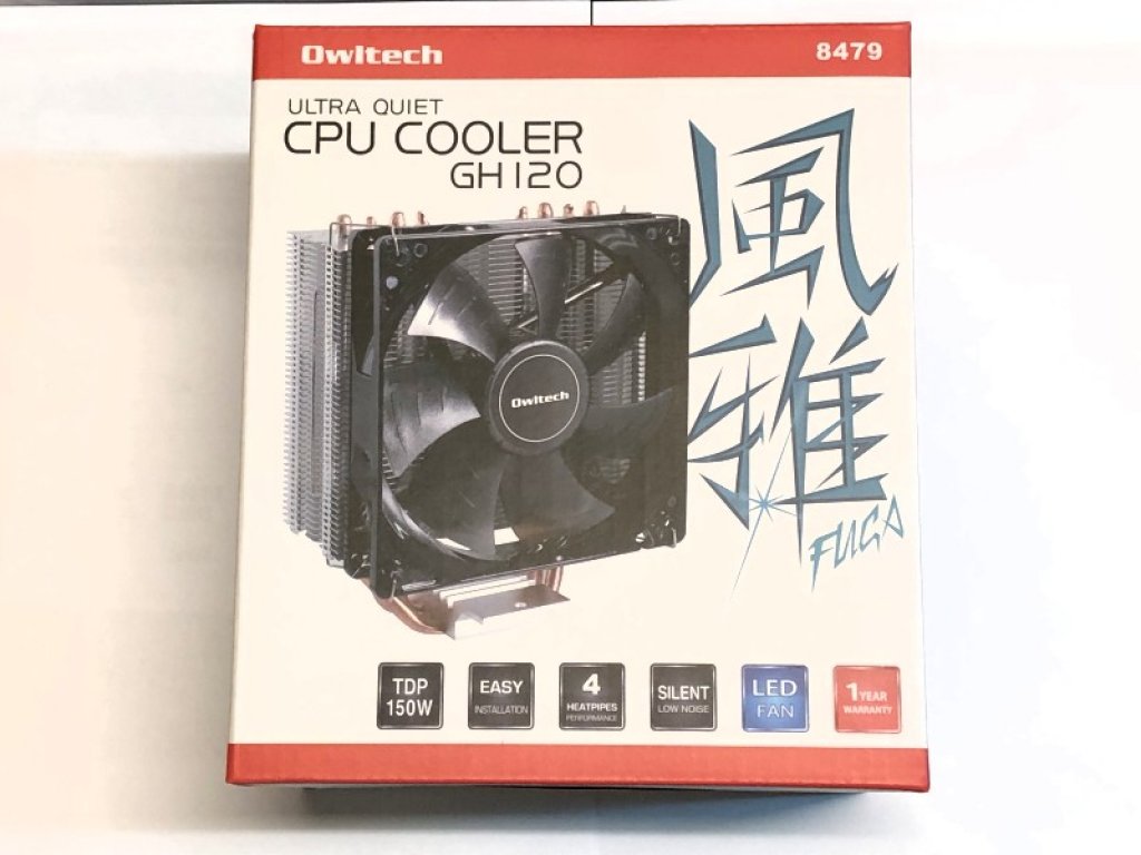 【新品未使用】Owltech CPI COOLER GH120 風雅 OWLTECH ULTRA QUIET CPU COOLER GH120 風雅 - 製品詳細