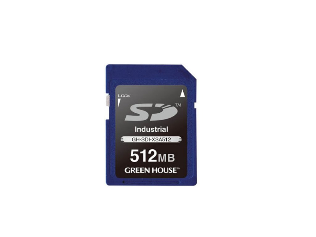 GreenHouse GreenHouse GH-SDI-XSA512 SD Card 512MB インダストリアル