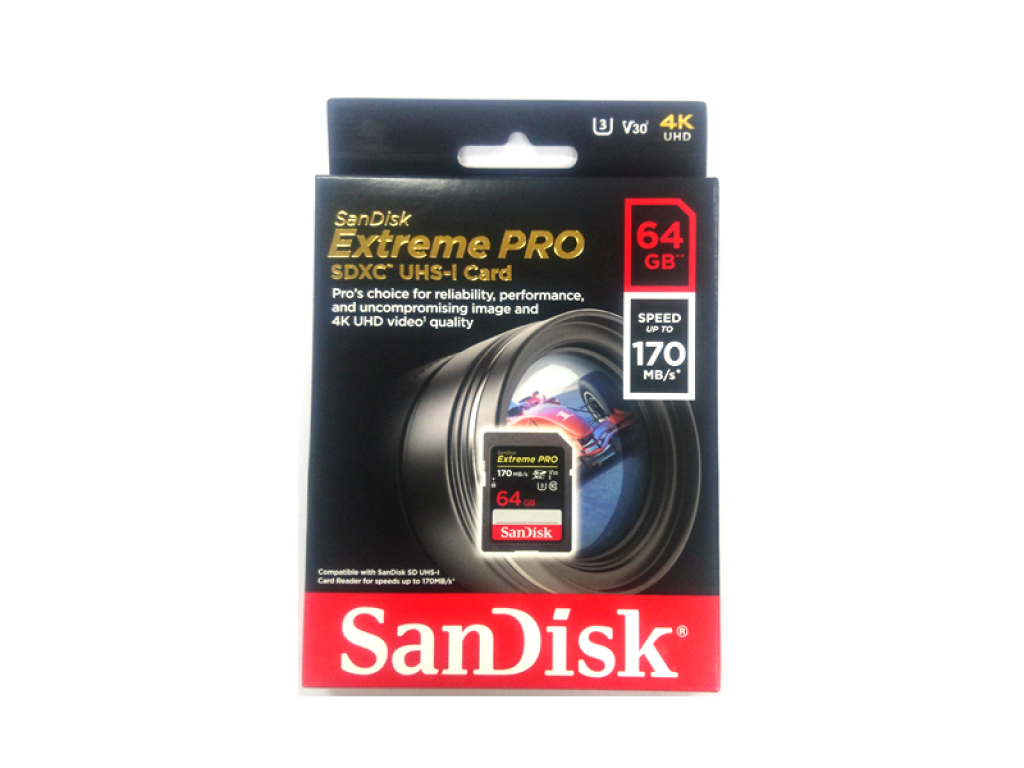 SanDisk SDSDXXY-064G-GN4IN Extreme Pro SDXCカード 64GB UHS
