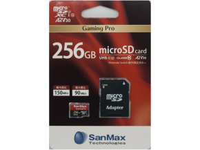 SanMax SMH128AVL3 MicroSDXCカード 128GB USBカードリーダー付属 