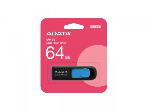 ADATA USB Memory 64GB AUV128-64G-RBE