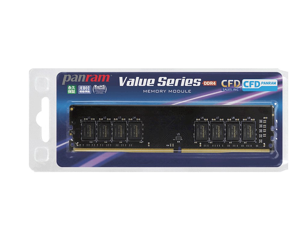 CFD D4U2666PS-16GC19 CFD-Panram 288Pin DDR4-2666 16GB(16GBx1枚組