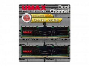 UMAX UM-DDR4D-2666-32GBHS 288Pin DDR4-2666 32GB(16GBx2枚組)SET 1.2 