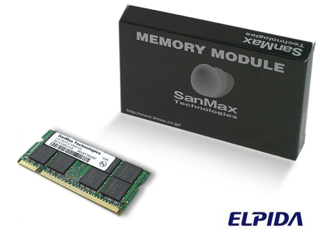 SanMax SMD-N2G88NP-8E [DDR2 S.O.DIMM] SanMax DDR2 200pin DDR2-800