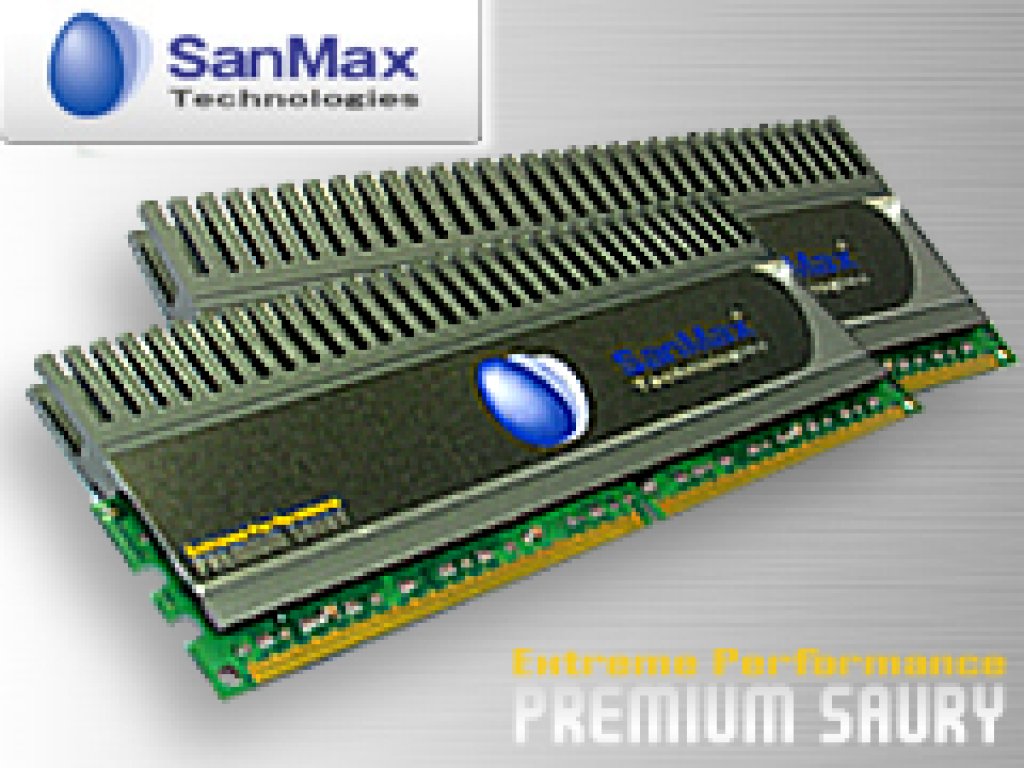 SanMax SanMax DDR2-1066 1GB*2枚 CL5-5-5 Micron/D9GMH 『2GB DualSet