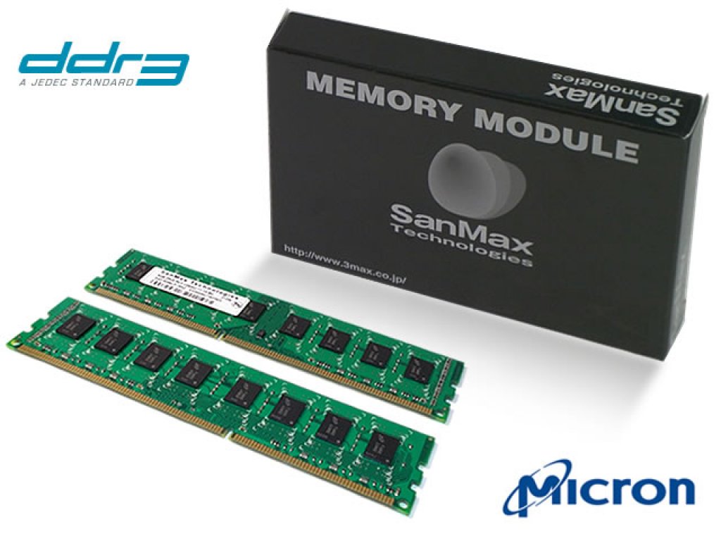 SanMax SMD-16G28CP-16K-D 240pin DDR3-1600 CL11 16GB(8GBx2枚組)SET