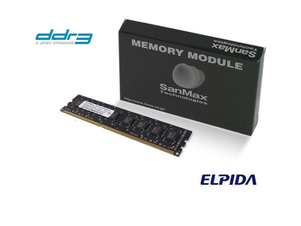 SanMax SMD-8G28NP-16K-BK BLACK PCB EDITION 240pin DDR3-1600 CL11