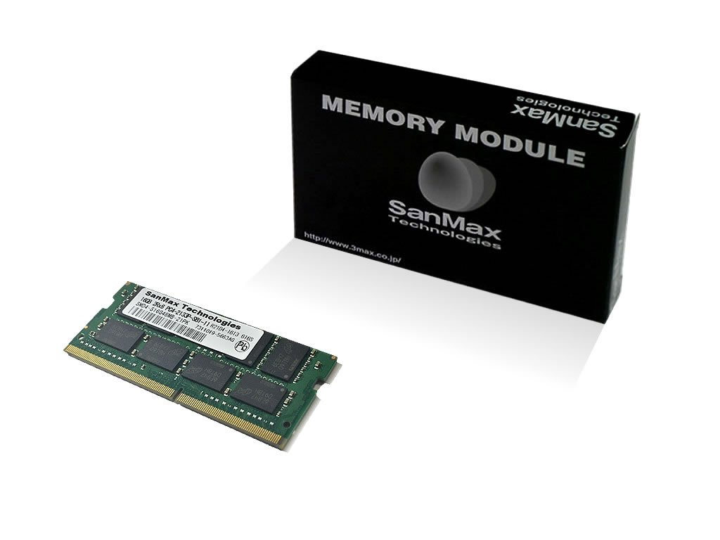 サンマックスからマイクロン社DRAM搭載「DDR4」メモリーセットに8Gbit