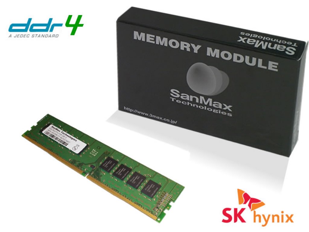 SanMax SMD4-U8G28H-21P DDR4 2133MHz 8GB CL15 SKhynix SanMax DDR4 SanMax SMD4-U8G28H-21P DDR4 2133MHz 8GB CL15 SKhynix SanMax DDR4