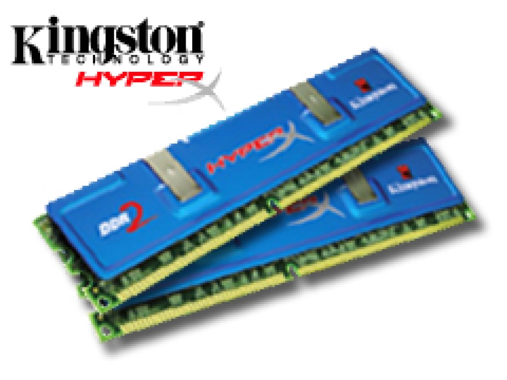 Kingston [HyperX] DDR2-1150 CL5 512MB*2枚 『1GB DUALSET
