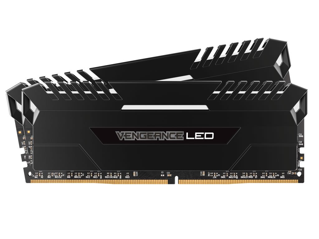 Corsair CMU32GX4M2A2666C16 White LED VENGEANCE LED 288pin DDR4