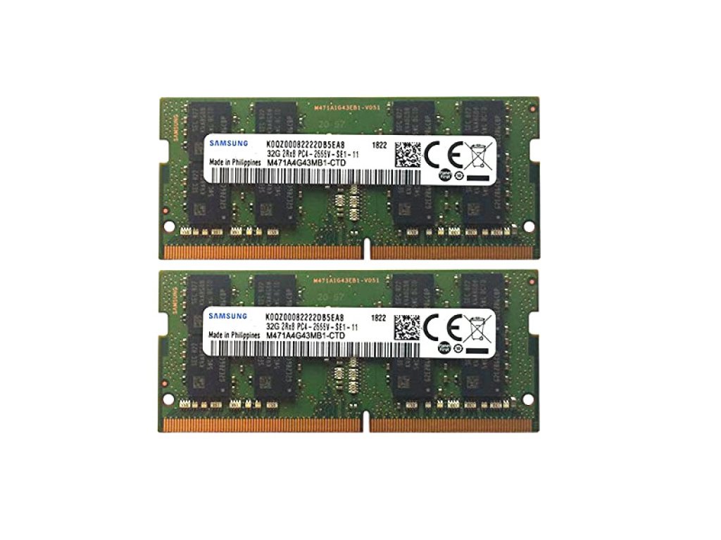 サムスン純正32GBモジュール採用、ノート向けSODIMMタイプのDDR4-2666