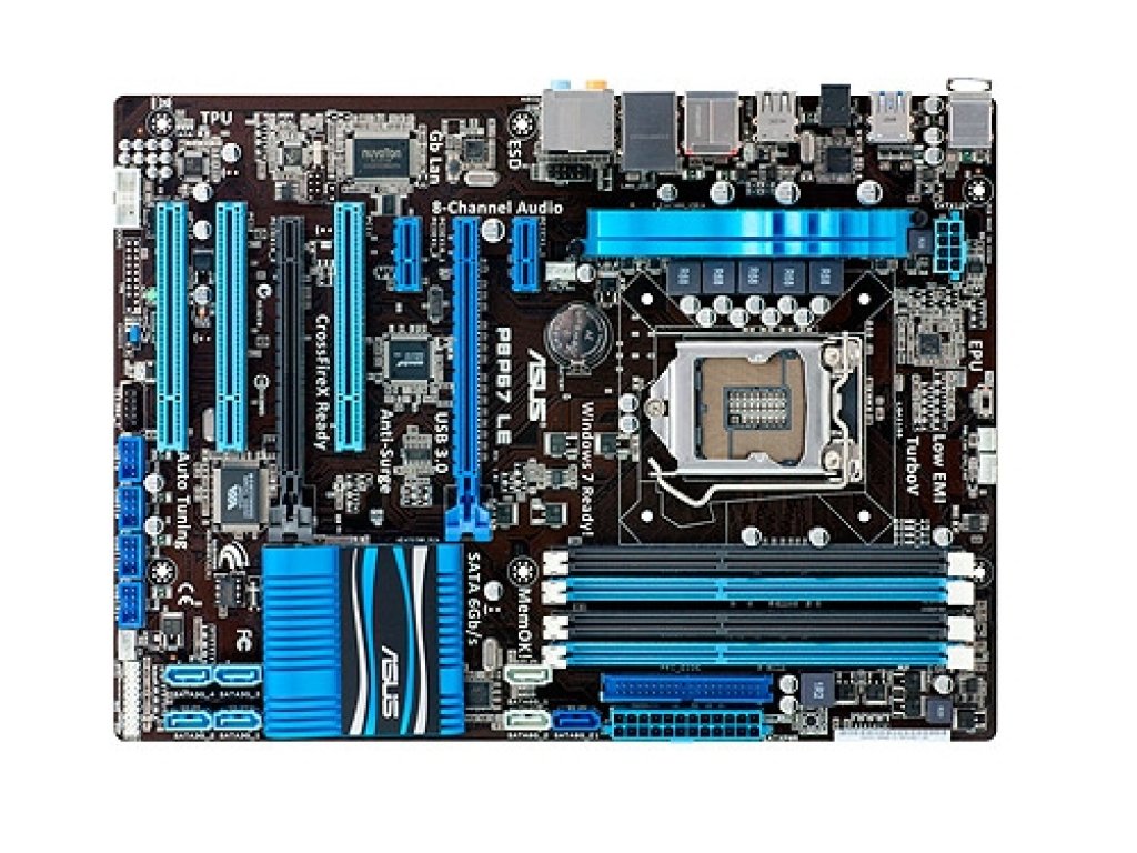 ASUS p8p67-m LGA1155マザボード