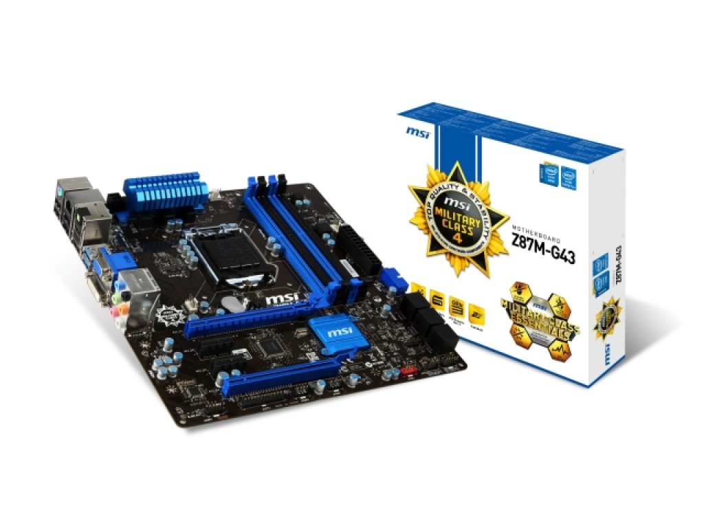 MSI Z87M-G43 インテル 8シリーズ LGA1150対応 intel Z87チップセット