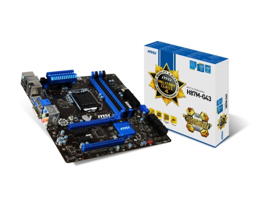 MSI H87M-G43 インテル 8シリーズ LGA1150対応 intel H87チップセット