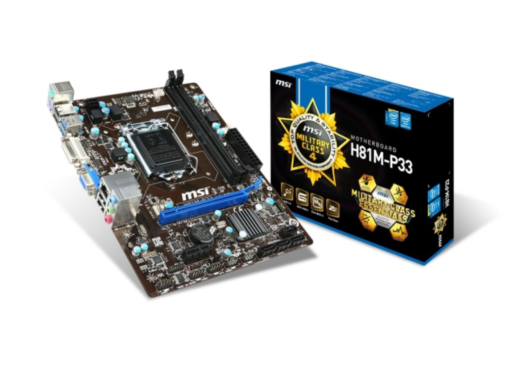 MSI H81M-P33 インテル 8シリーズ LGA1150対応 intel H81チップセット