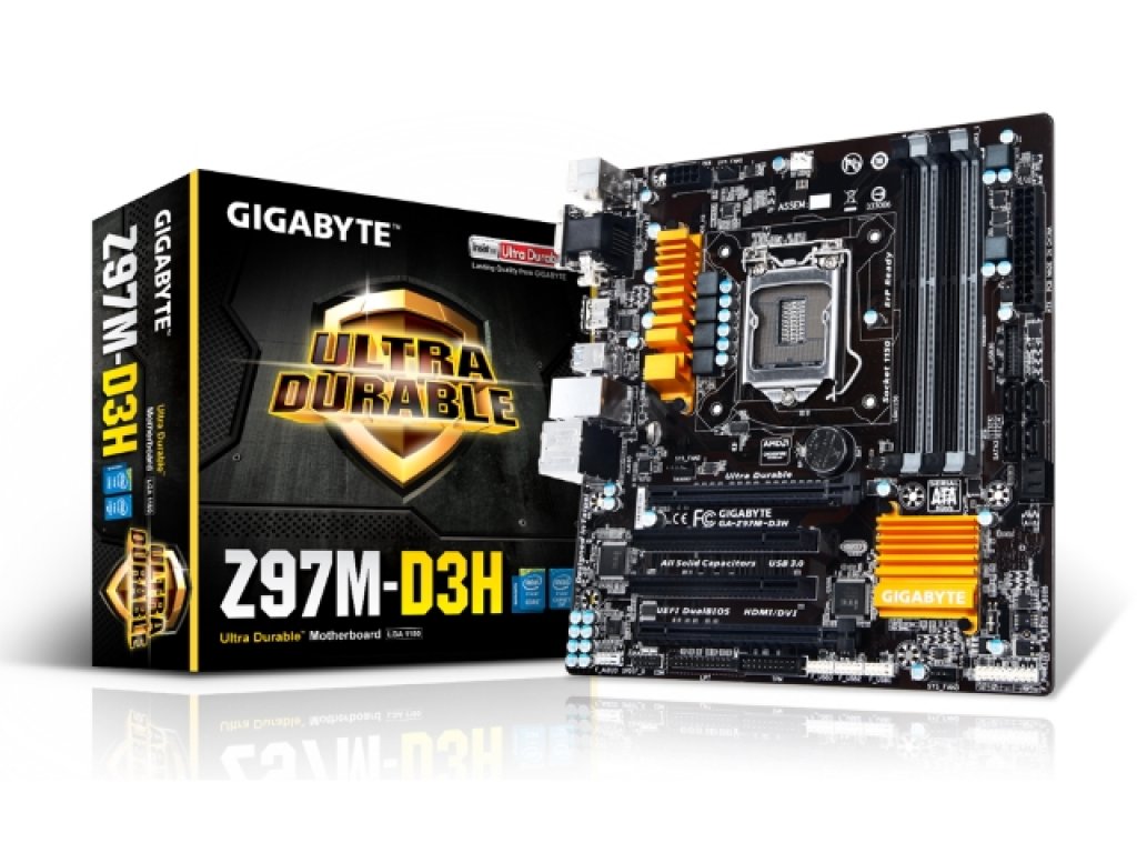 メガモント GIGABYTE GA-Z97M-D3H インテル 9シリーズ LGA1150対応 intel Z97