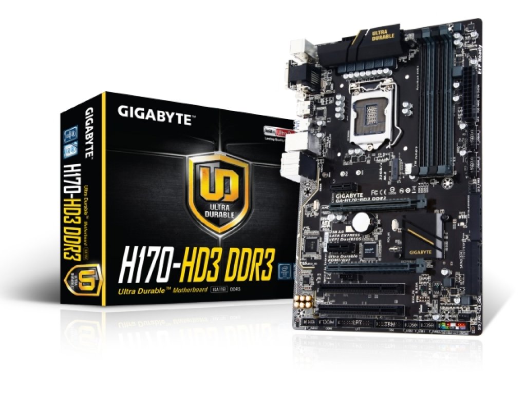 GIGABYTE GA-H170-HD3 DDR3 インテル 100シリーズ LGA1151対応 intel