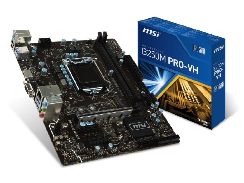 MSI B250M PRO-VH インテル 200シリーズ LGA1151対応 intel B250チップ