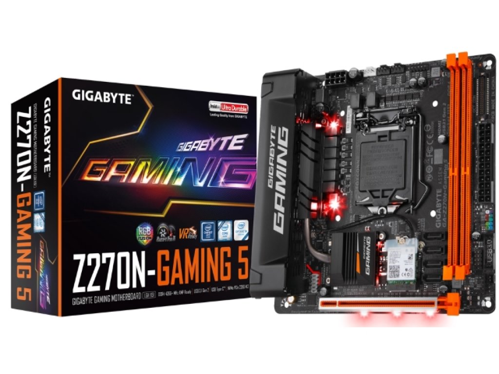 GIGABYTEから発光機能とUSB3.1 Gen2対応のZ270Mini-ITXゲーミング
