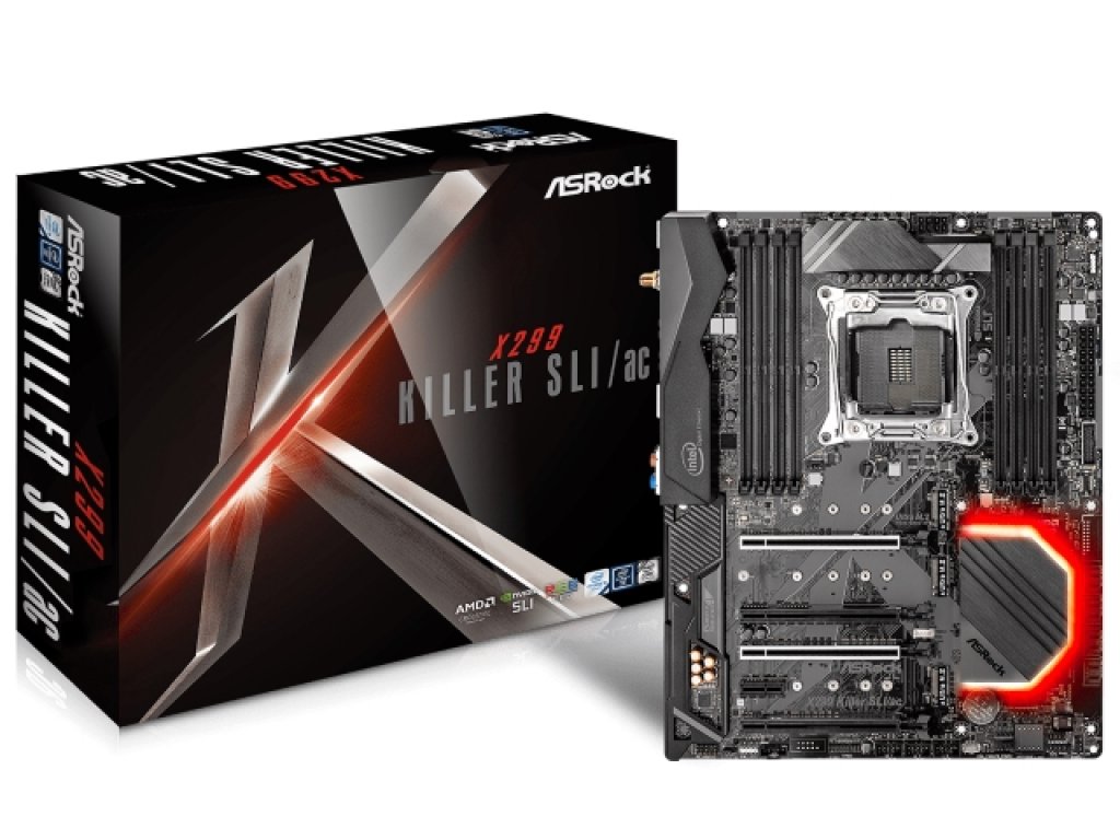 ASRock、X299最安クラスのCORE Xシリーズ対応ATXマザーボード「X299