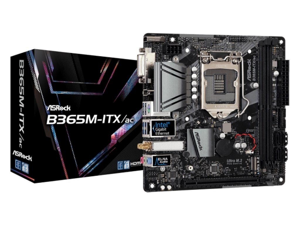 ASRock B365M-ITX/ac インテル 300シリーズ LGA1151対応 intel B365