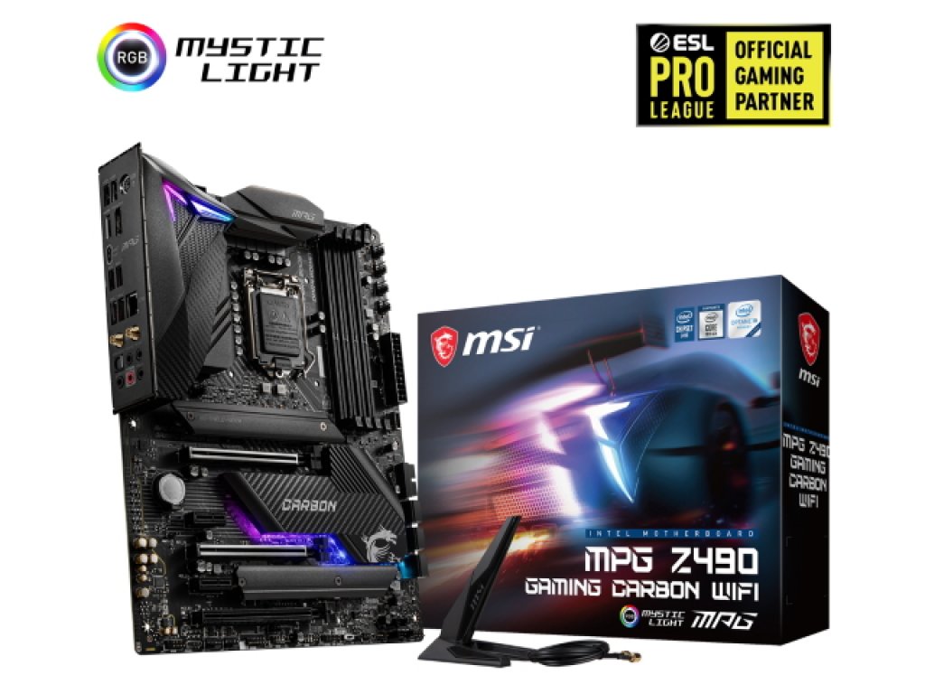 MSI MPG Z490 GAMING CARBON WIFI インテル 400シリーズ LGA1200