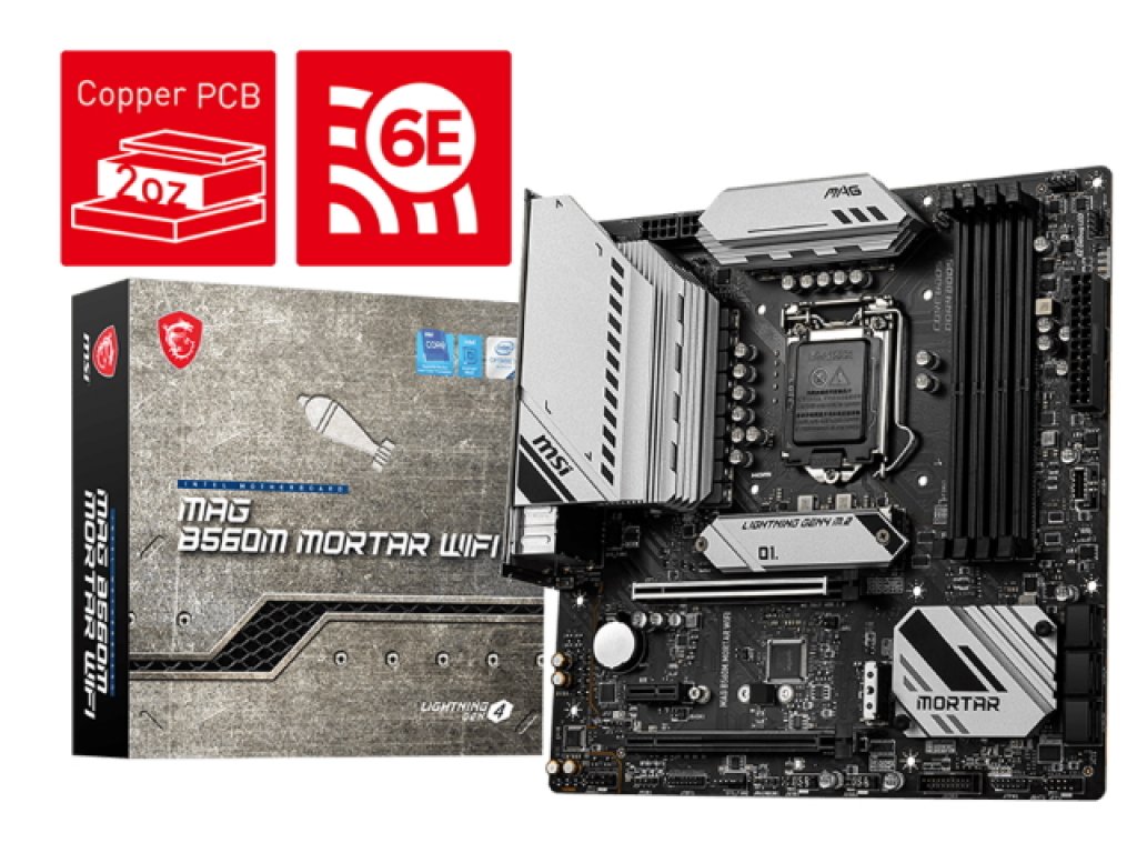MSI MAG B560M MORTAR WIFI インテル 500シリーズ LGA1200対応 intel