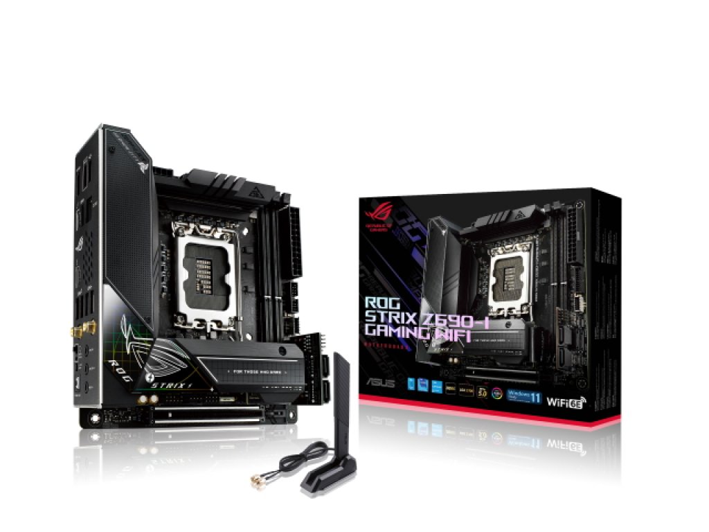 ASUS ROG STRIX Z690-I GAMING WIFI インテル 600シリーズ LGA1700対応