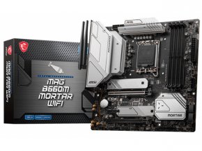 MSI MAG B660M MORTAR WIFI インテル 600シリーズ LGA1700対応 intel 