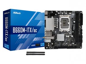 ASRock B660M-ITX/ac インテル 600シリーズ LGA1700対応 intel B660 