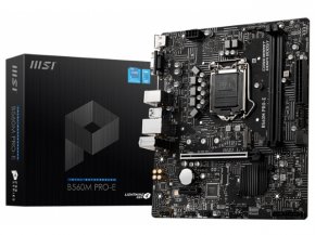 MSI B560M PRO-E インテル 500シリーズ LGA1200対応 intel B560チップ 