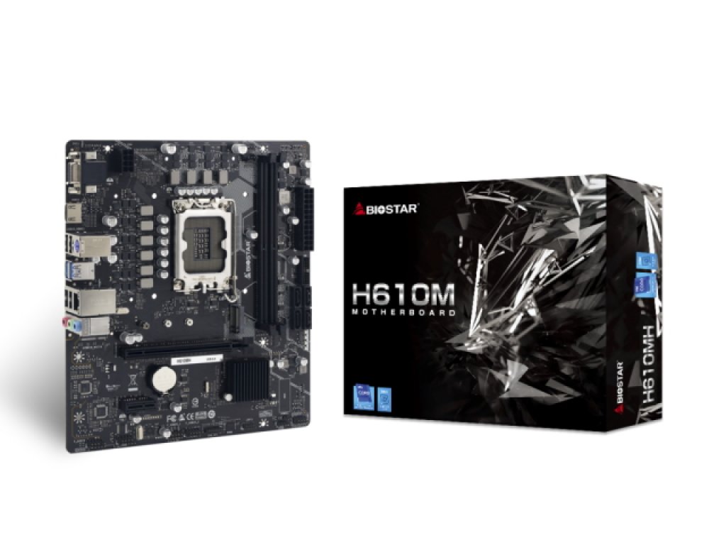 BIOSTAR H610MH インテル 600シリーズ LGA1700対応 intel H610チップ