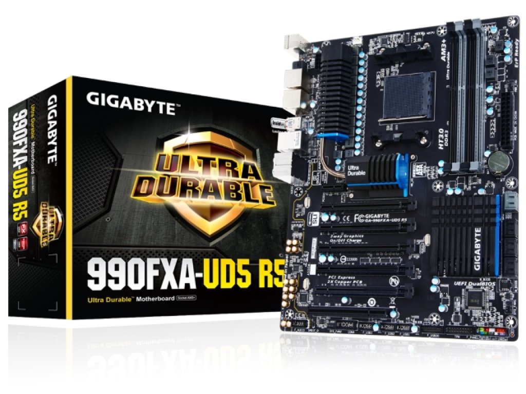 GIGABYTE GA-990FXA-UD5 R5 AMD 900 シリーズ Socket AM3+対応 AMD