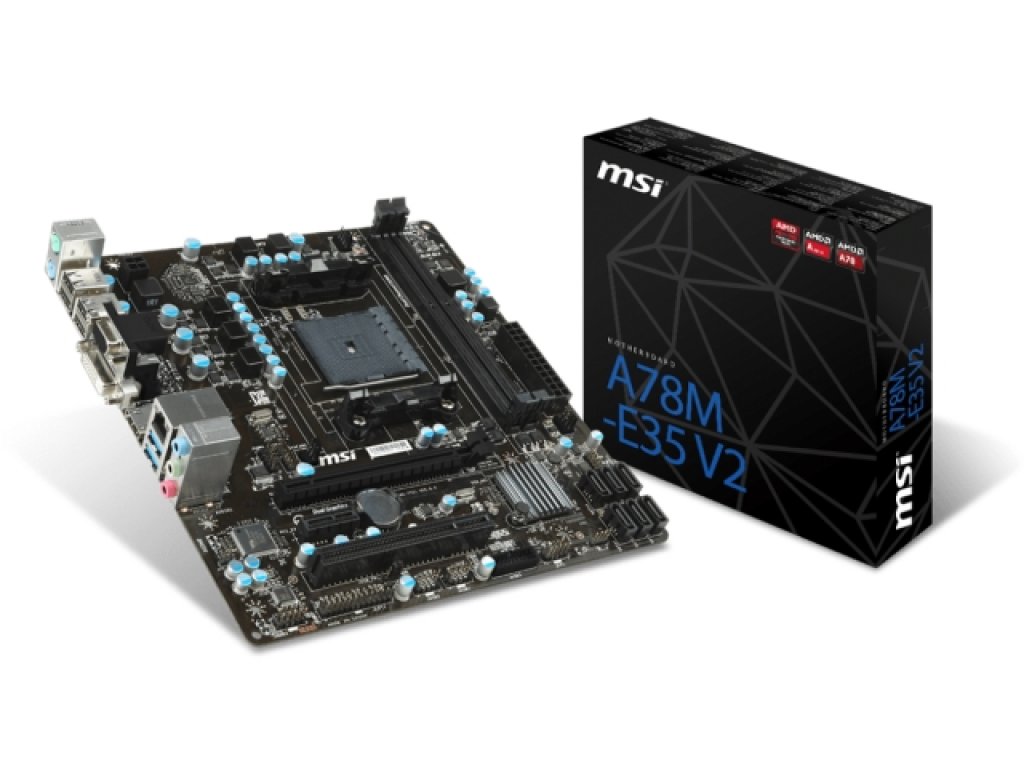 MSI A78M-E35 V2 AMD Axxシリーズ Socket FM2+対応 AMD A78チップ