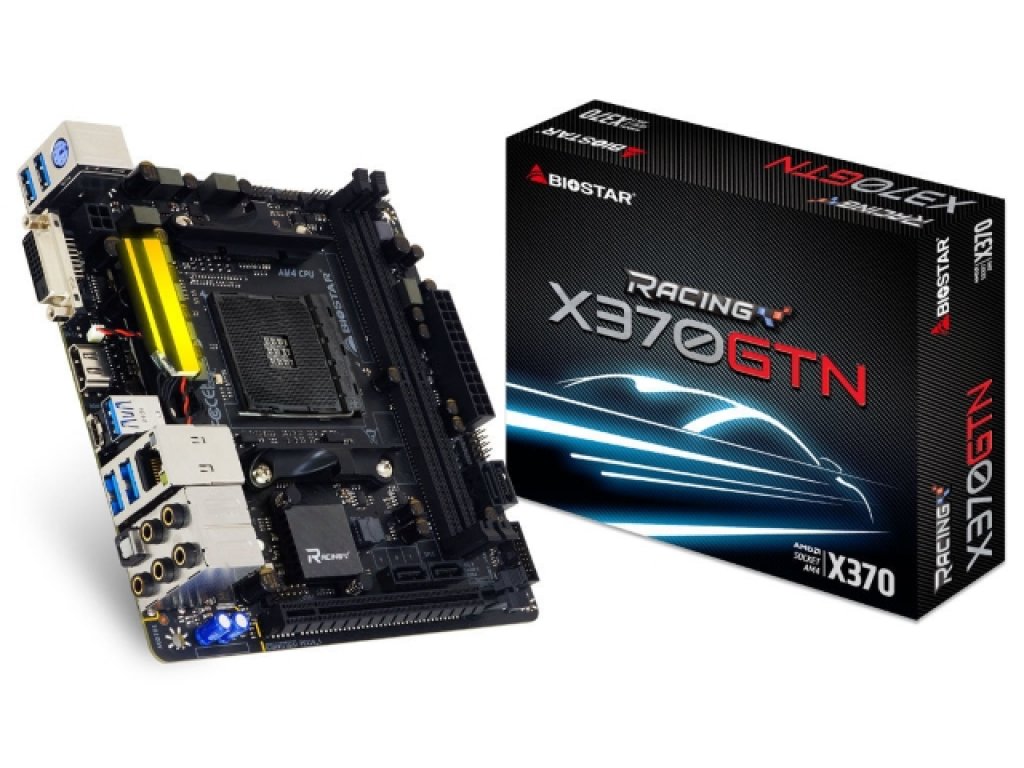 BIOSTAR X370GTN AMD 300シリーズ Socket AM4対応 AMD X370チップ ...