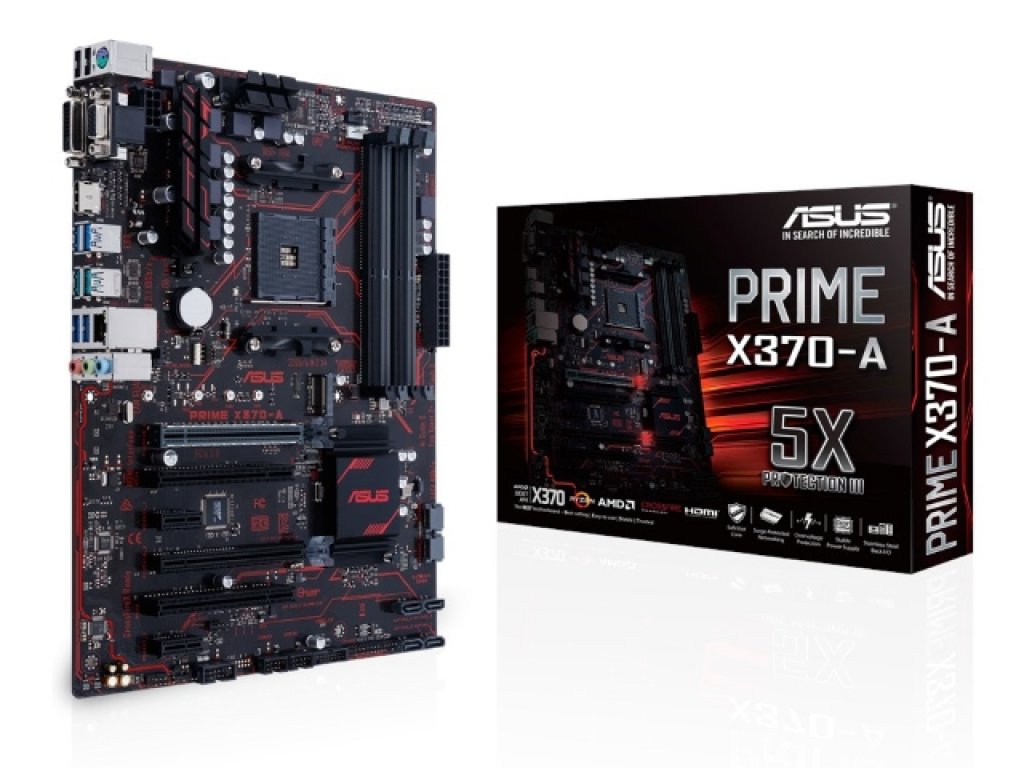 ASUSからシンプルに手堅いX370搭載RYZEN対応ATXマザーボード ASUSからシンプルに手堅いX370搭載RYZEN対応ATXマザーボード