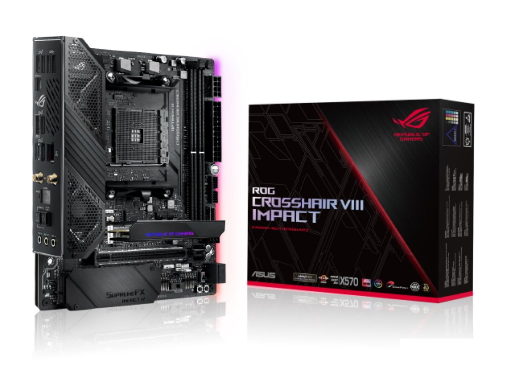 ASUS ROG CROSSHAIR VIII IMPACT AMD 500シリーズ Socket AM4
