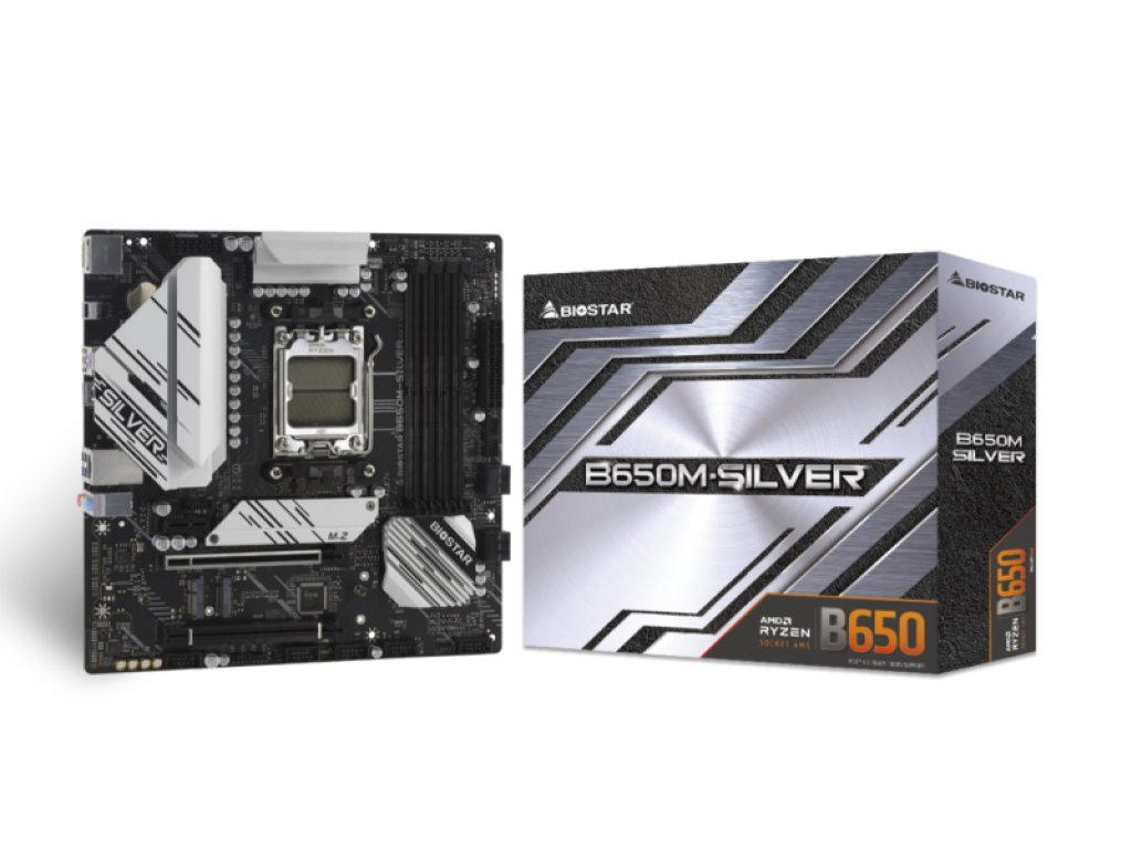 BIOSTAR B650M-SILVER AMD 600シリーズ Socket AM5対応 AMD B650 チップセット搭載MicroATXマザーボード - 製品詳細 | パソコンSHOPアーク(ark) BIOSTAR B650M-SILVER AMD 600シリーズ Socket AM5対応 AMD B650 チップセット搭載MicroATXマザーボード - 製品詳細 | パソコンSHOPアーク(ark)