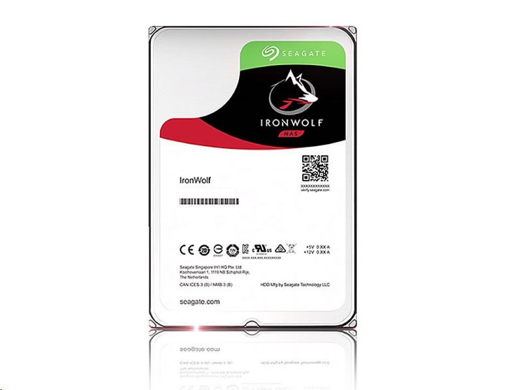 Seagate ST4000VN008 IronWolf 4TB 3.5インチ SATA 5900rpm RVセンサー