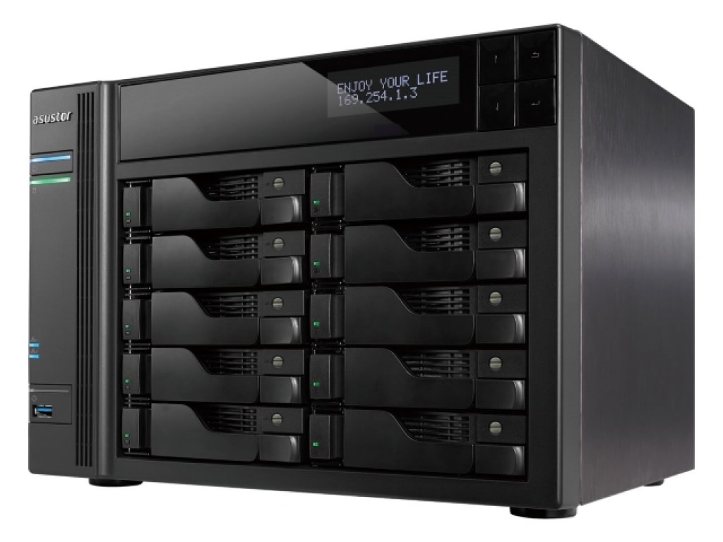 外付けハードディスク・ドライブ ASUSTOR AS7010T NAS ASUSTOR AS7010T AS 70 中小企業および SOHO向け高性能 10ベイNAS