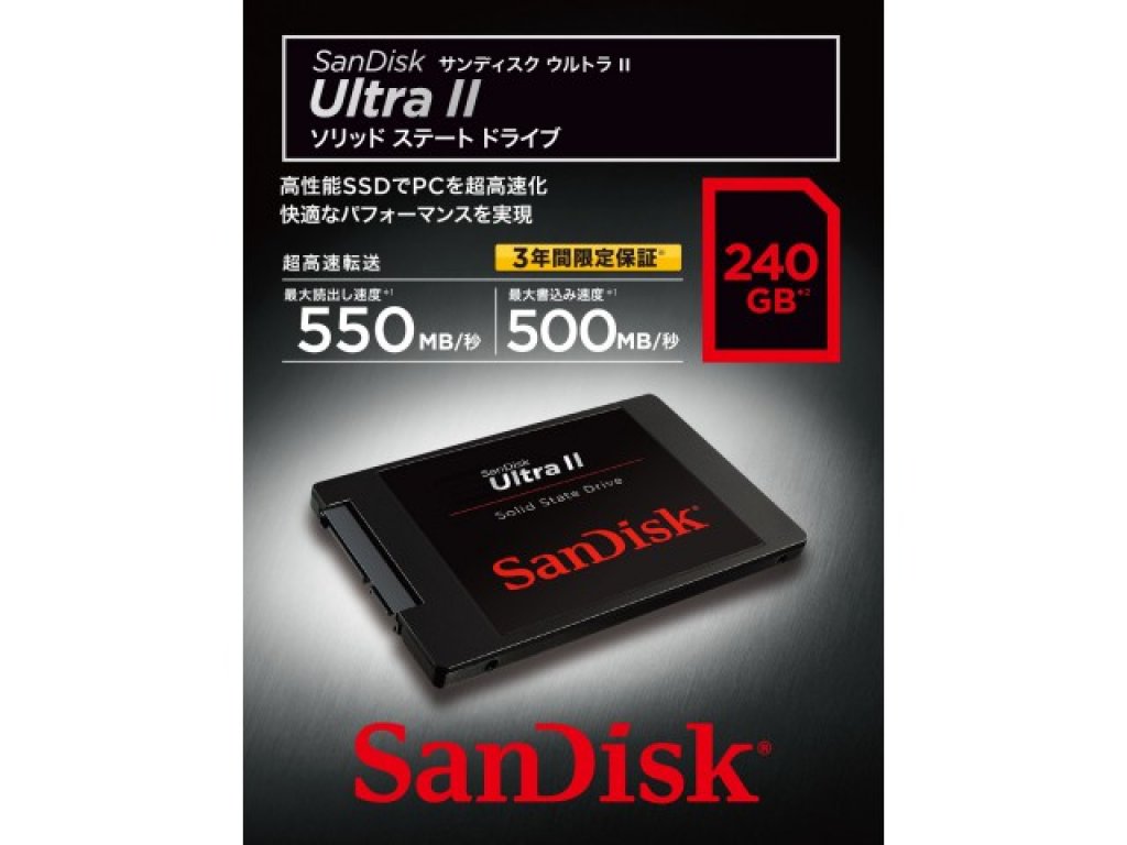 ジャンク品 GTX1050Ti SSD HDD メモリ2枚 本体のみ SanDisk SDSSDHII-240G-J25C Ultra II SSD - 製品詳細 | パソコンSHOP