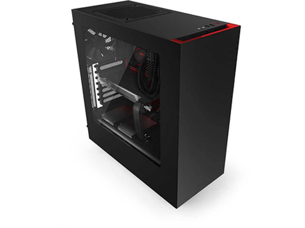 NZXT PCケース 中古品 NZXT H510i White ミドルタワーPCケース 強化ガラス CA-H510I-W1