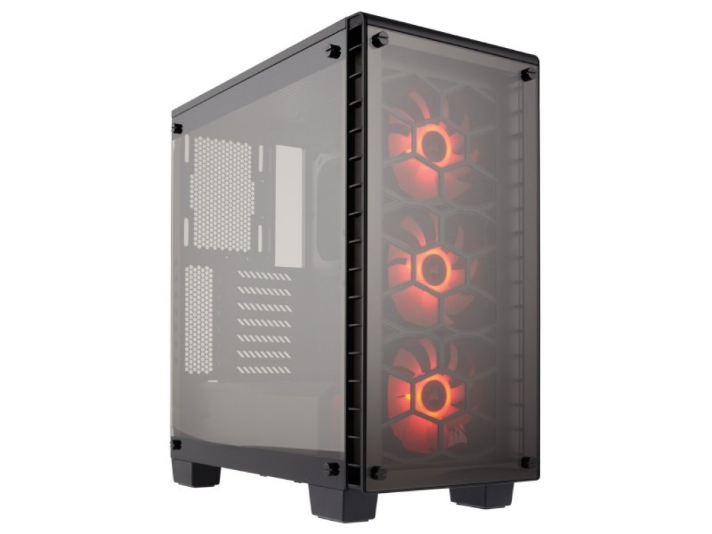 コルセアの全面を魅せるATXミドルタワーケース「CRYSTAL 570X RGB