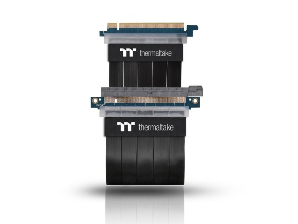 ThermaltakeからフレキシブルなPCI Expressライザーケーブル「TT
