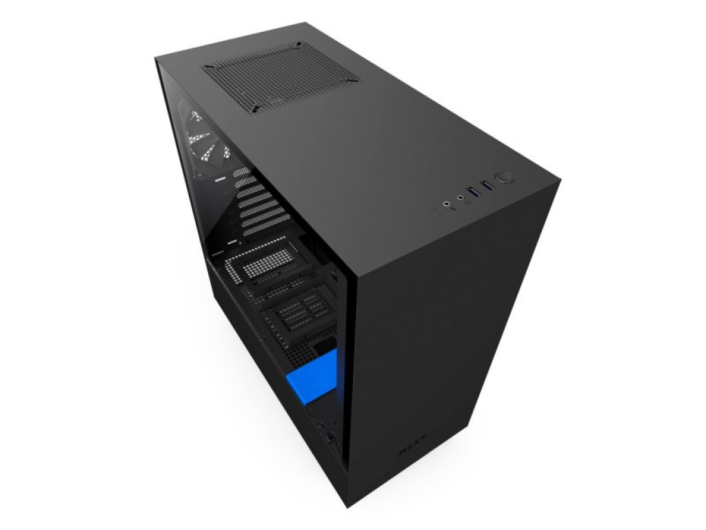 NZXT H500 マットブラック+ブルー H500 - 製品詳細 | パソコンSHOP