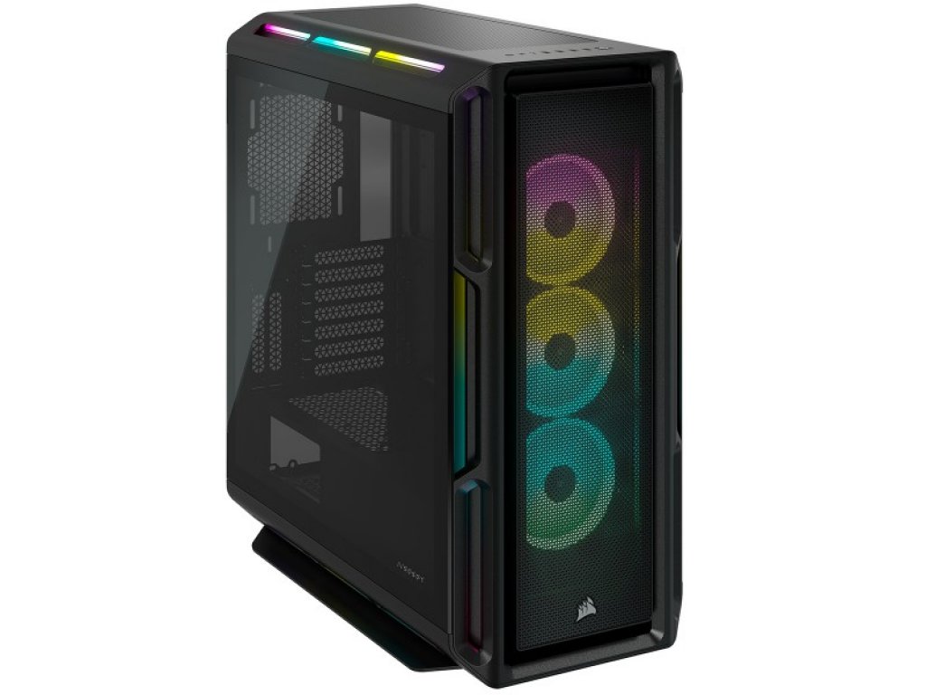 【色:ブラック_スタイル:5000T】CORSAIR iCUE 5000T RG iCUE 5000T RGB Tempered Glass Mid-Tower ATX PC Case — Black