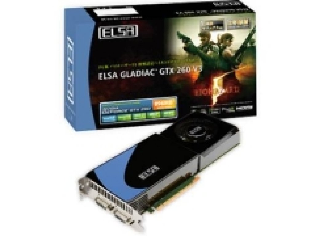 ELSA GLADIAC GTX 260 V3 896MB バイオハザード5推奨認定パッケージ