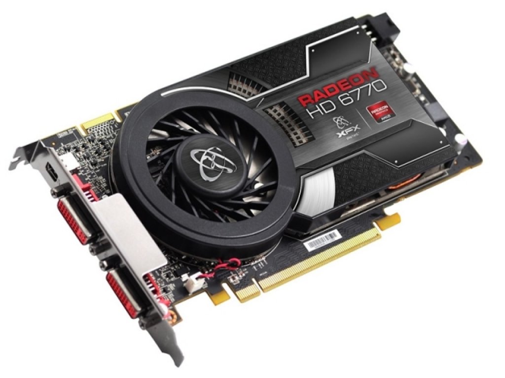 XFX AMD Radeon HD 6770 850M 1GB DDR5 MINIDP DUAL DVI PCI-E/1 XFX AMD Radeon HD 6770 850M 1GB DDR5 MINIDP DUAL DVI PCI-E/1
