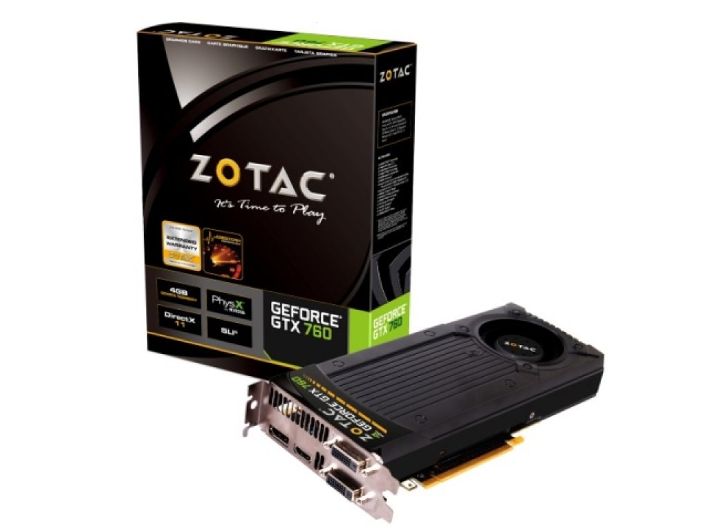 ZOTAC ZT-70406-10P (ZOTAC GeForce GTX760 4GB DDR5) GeForce GTX 760